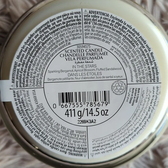 Bath & Body Works In The Stars 3 Wick Candle ✨ - Picture 3 of 3